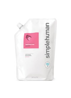 simplehuman simplehuman Geranium Moisturizing Liquid Hand Soap Refill Pouch 34 Fl Oz 