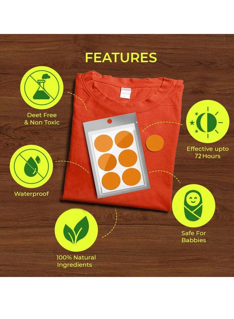 Mosquito Repellent Patch Stickers for Kids Adult Indoor Outdoor Travel - Image 3