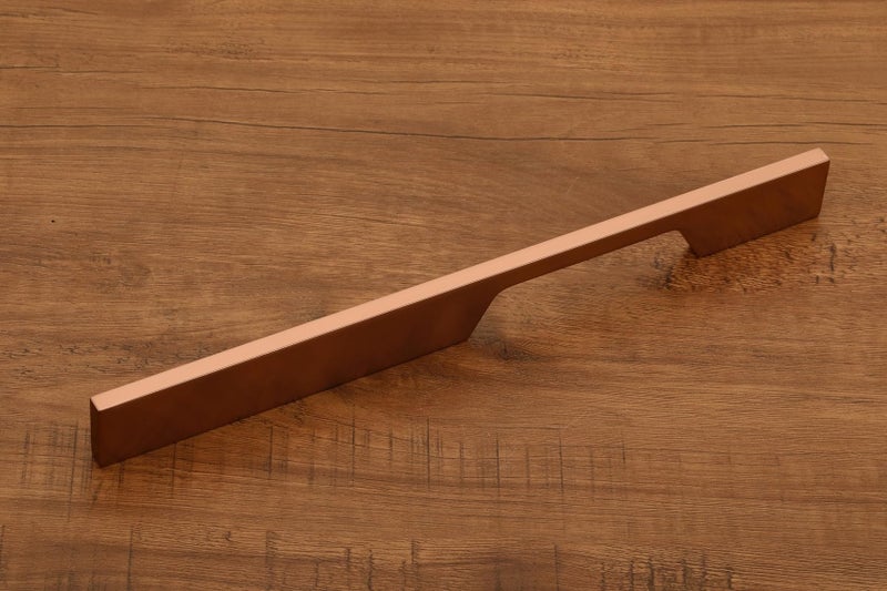 HARMONUS ,Fancy Aluminium Kitchen Cabinet Handle/Pull Handle/Door Handle/Drawer Handle,Rose Gold Finish,Aluminium Alloy, 160 MM (8 Inch), 10 PCS HCRGRSAC-21-10-160MM - Image 2