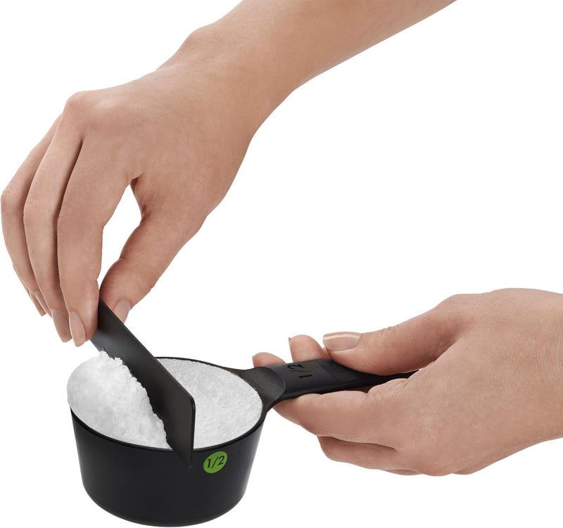 OXO Good Grips 6- Piece Plastic Measuring Cups, Black - Image 2