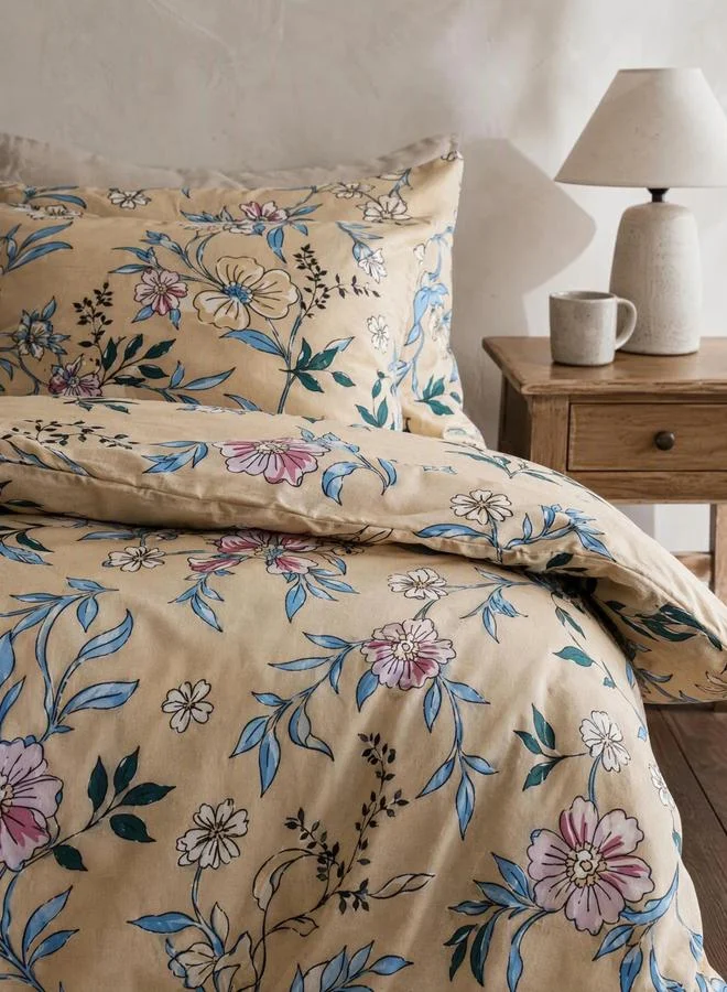 Styli 4-Piece Printed Comforter Combo Set (Comforter, Bedsheet And 2 Pillow Covers)