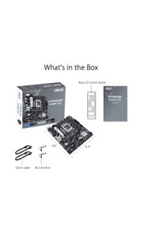 Generic Prime B760M-K, Intel B760 LGA 1700 mATX motherboard with PCIe 4.0, two PCIe 4.0 M.2 slots, DDR5, Realtek 2.5Gb Ethernet, VGA, HDMI, SATA 6 Gbps, Front USB 3.2 Gen 1, Aura Sync - Black  - Image 3