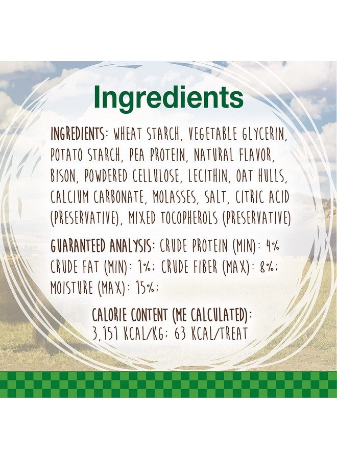 Nylabone Healthy Edibles WILD Natural Long-Lasting Bison Flavor Bone Chew Treats for Dogs, Small (8 Count) - Image 4