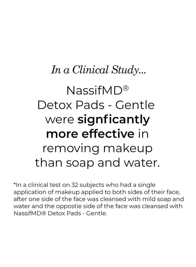 nassif md NassifMD Gentle Facial Detox Pads, Hyaluronic Acid, Facial Scrub Pads, Fruit Complex, Aloe Vera, Anti Aging Pads for Sensitive Skin, 60ct - Image 4
