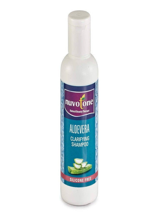 Nuvotone Aloevera Clarifying Shampoo | With Lemongrass, Rosemary Essential Oil, Spinach Extract | For strong, soft, silky, healthy hair and scalp 100 ml - Image 2
