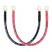 iGreely 8 Gauge Battery CableFlexible 8 AWG Pure Copper Welding Battery Wire with 516 Lugs Terminals Heavy Duty Cable for Solar Automotive RV Marine BoatReplacement Parts Accessories 1ft30cm - Image 2