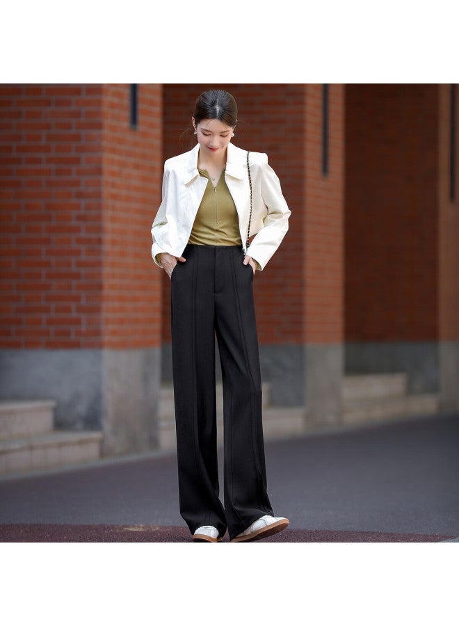 Dme [wu Gan Liyou] Autumn Urban-style 3d Double-pressed Line Pencil Pants For Pee Women, Casual Trousers - Image 5