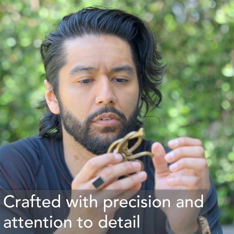 BePuzzled | Labyrinth Hanayama Metal Brainteaser Puzzle Mensa Rated Level 5, for Ages 12 and Up - Image 5