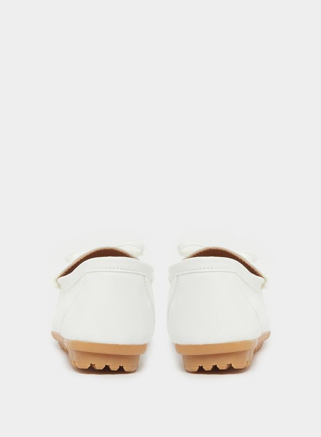 Styli Bow Detail Slip One Shoes - Image 4