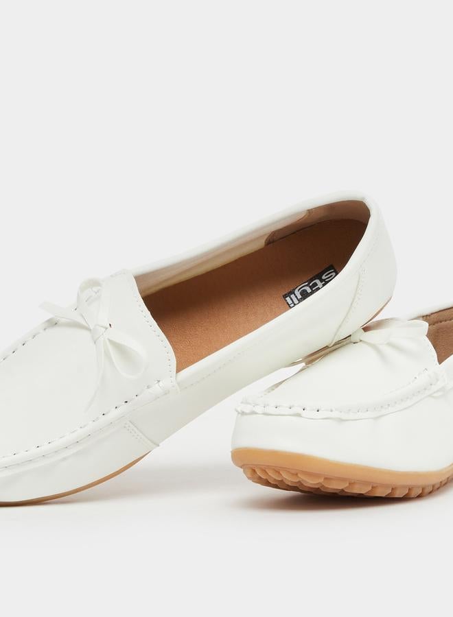 Styli Bow Detail Slip One Shoes - Image 3