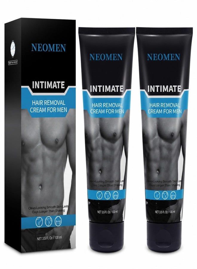 Neomen Intimate Hair Removal Cream for Men: Men's Depilatory Cream for Private Area, Body Hair Removal Cream for Sensitive Skin with Aloe & Vitamin E, 3.5 Oz Pack of 2 - Image 1