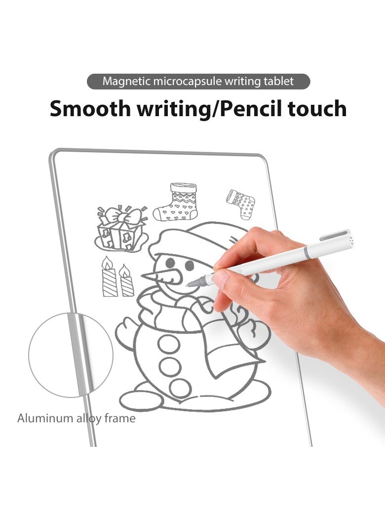 مجلس محو الجاف ، لوحة الكتابة على سطح المكتب 11 بوصة مذكرة الكمبيوتر المحمول القابلة لإعادة الاستخدام ، لوحة الكتابة الصغيرة المحمولة للمكتب لوازم المنزل إكسسوارات المكتب للطلاب - Image 2