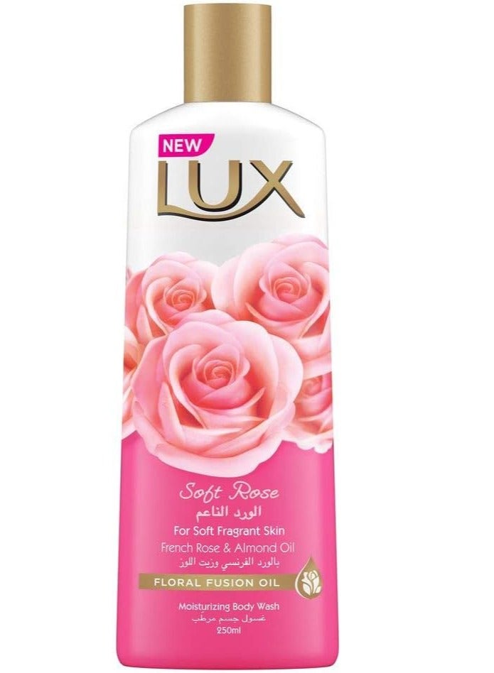لوكس غسول الجسم بالورد الناعم مع الليفة - Image 3