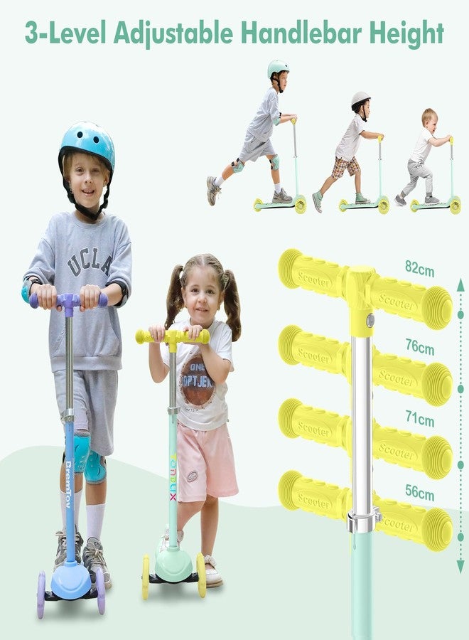 TONBUX Kids Scooter for 3-5, Toddler Scooter with 3 Light-Up Wheels - Image 2