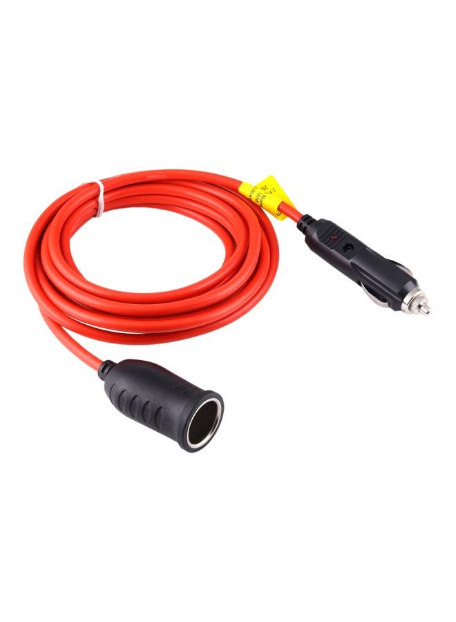 Loquat Car Lighter Power Plug Socket Extension Cord Cable - Image 2