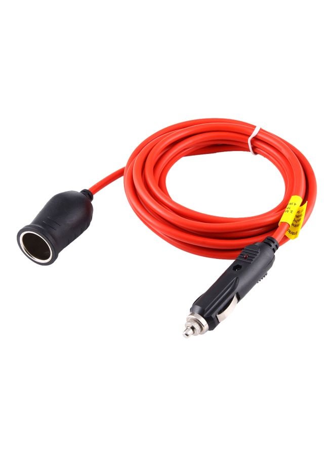 Loquat Car Lighter Power Plug Socket Extension Cord Cable - Image 1