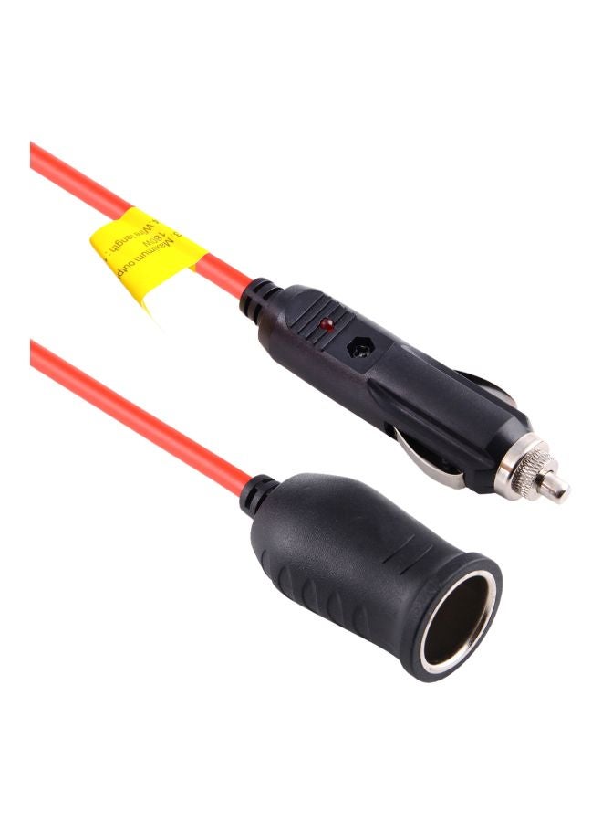 Loquat Car Lighter Power Plug Socket Extension Cord Cable - Image 3