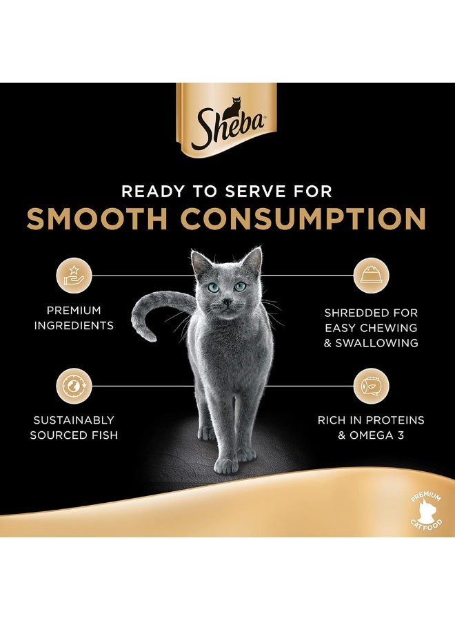 Sheba Chicken And Tuna Filets Wet Cat Food - 60G (Pack Of 16) - Image 3