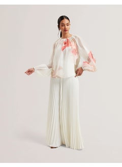 Ted Baker Eriana Organza Puff Sleeve Top  - Image 4