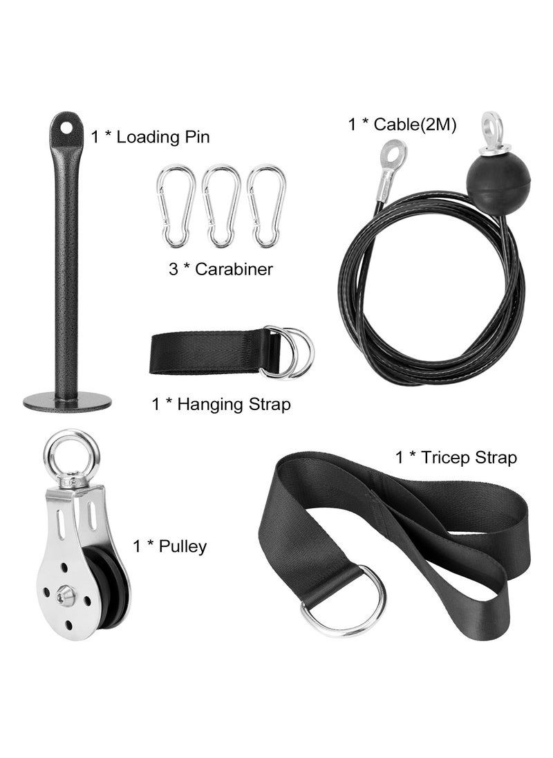 General DIY Gym Equipment Set Home Fitness Combo Set Pulley Cable Rope Biceps Hand Strength Training Equipment  - Image 2