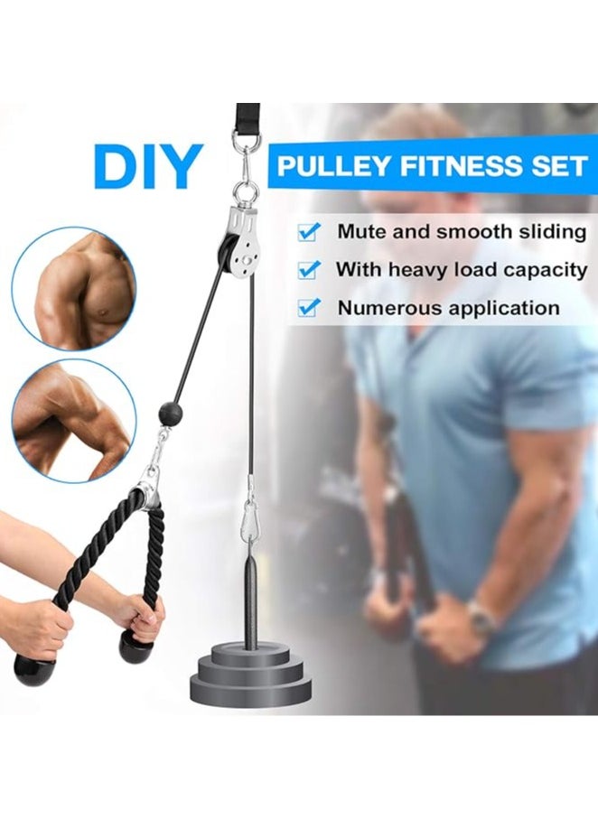 General DIY Gym Equipment Set Home Fitness Combo Set Pulley Cable Rope Biceps Hand Strength Training Equipment  - Image 3