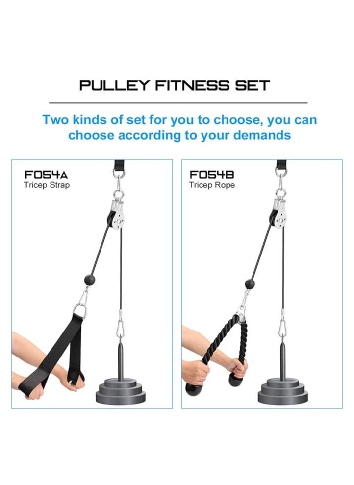 General DIY Gym Equipment Set Home Fitness Combo Set Pulley Cable Rope Biceps Hand Strength Training Equipment  - Image 5