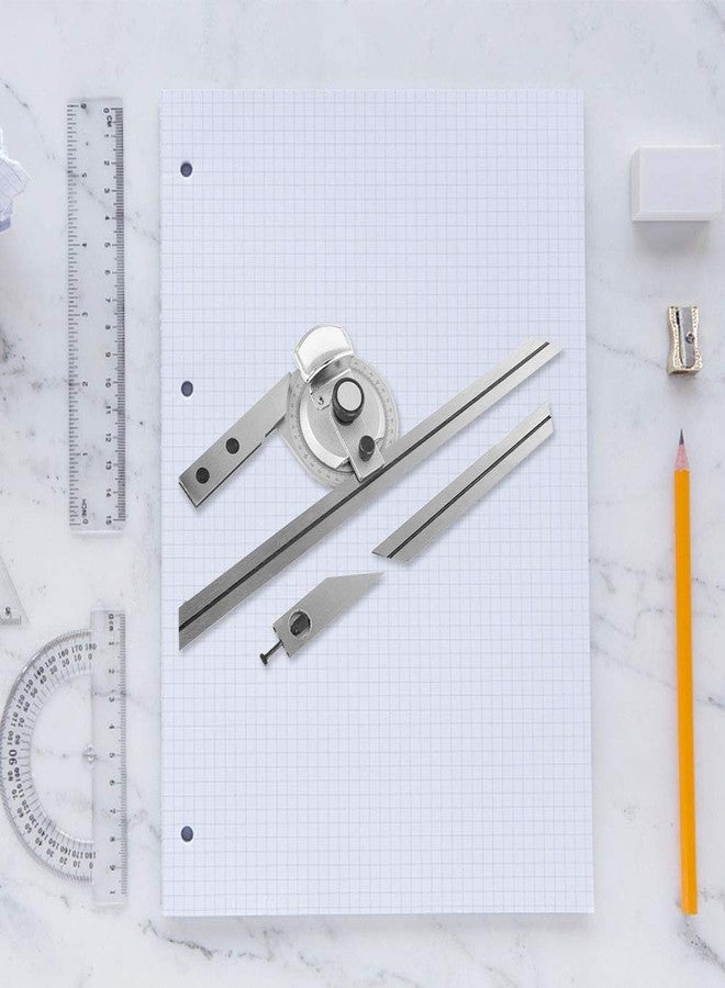 كويداموس منقلة زاوية عالمية من الفولاذ بزاوية 360 درجة، أداة قياس زاوية، أداة قياس زاوية دقيقة - Image 3