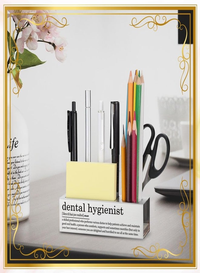 VYNWPDFLI Dental Hygienist Desk Organizer, Funny and Meaningful Dental Assistant Gift, Unique Office Decor, Stainless Steel Pen Holder,15 x 4 x 4 cm,LBA23 - Image 2