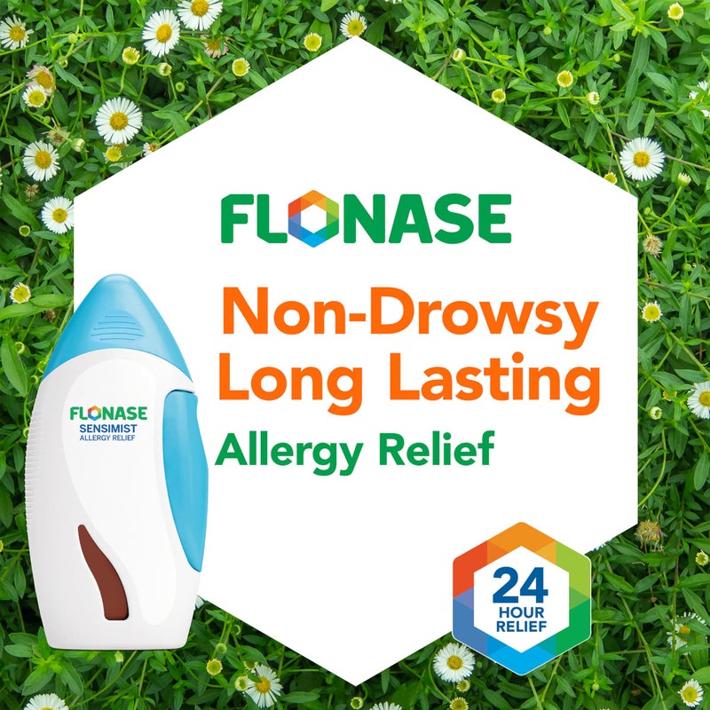 Flonase Sensimist Allergy Relief Nasal Spray for Non-Drowsy, 24-Hour Multi-Symptom Allergy Relief â€“ 60 Sprays - Image 2