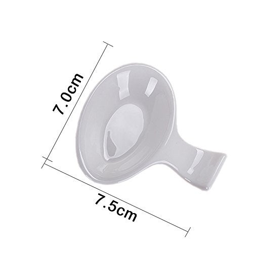 Tea Talent 6 Pcs Chinese Fine Porcelain Chopsticks Spoon Fork Rest Holder Knife Holder (Set of 6) - Image 5