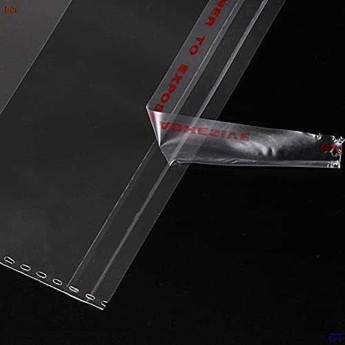 Bigpalycoan Bigpalycoan Plastic polythene Clear Transparent bags small size Self Adhesive BOPP Resealable Plastic pouch Bags for jwellery packaging pack of 200 3X4 inch 75 X 10 cm - Image 5