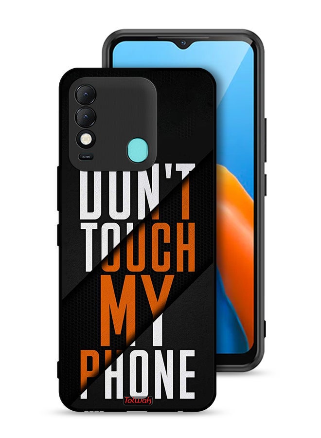 Tolwak Tecno Spark 8 Protective Case Cover Do Not Touch My Phone - Image 1