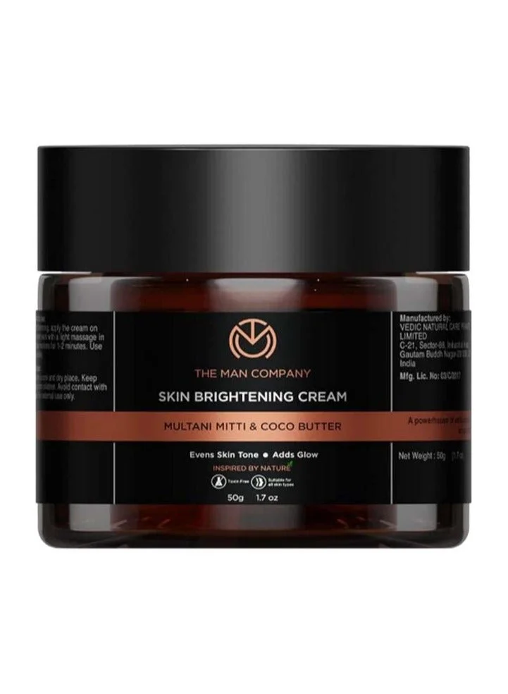 ذا مان كومباني كريم تبييض وتفتيح البشرة من ذا مان كومباني مع ملتاني ميتي وزبدة جوز الهند وحمض الهيالورونيك