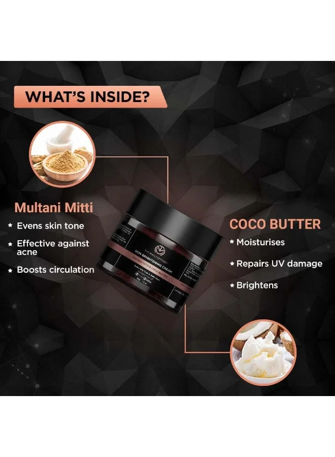 The Man Company Skin Whitening And Brightening Cream with Multani Mitti  50 G