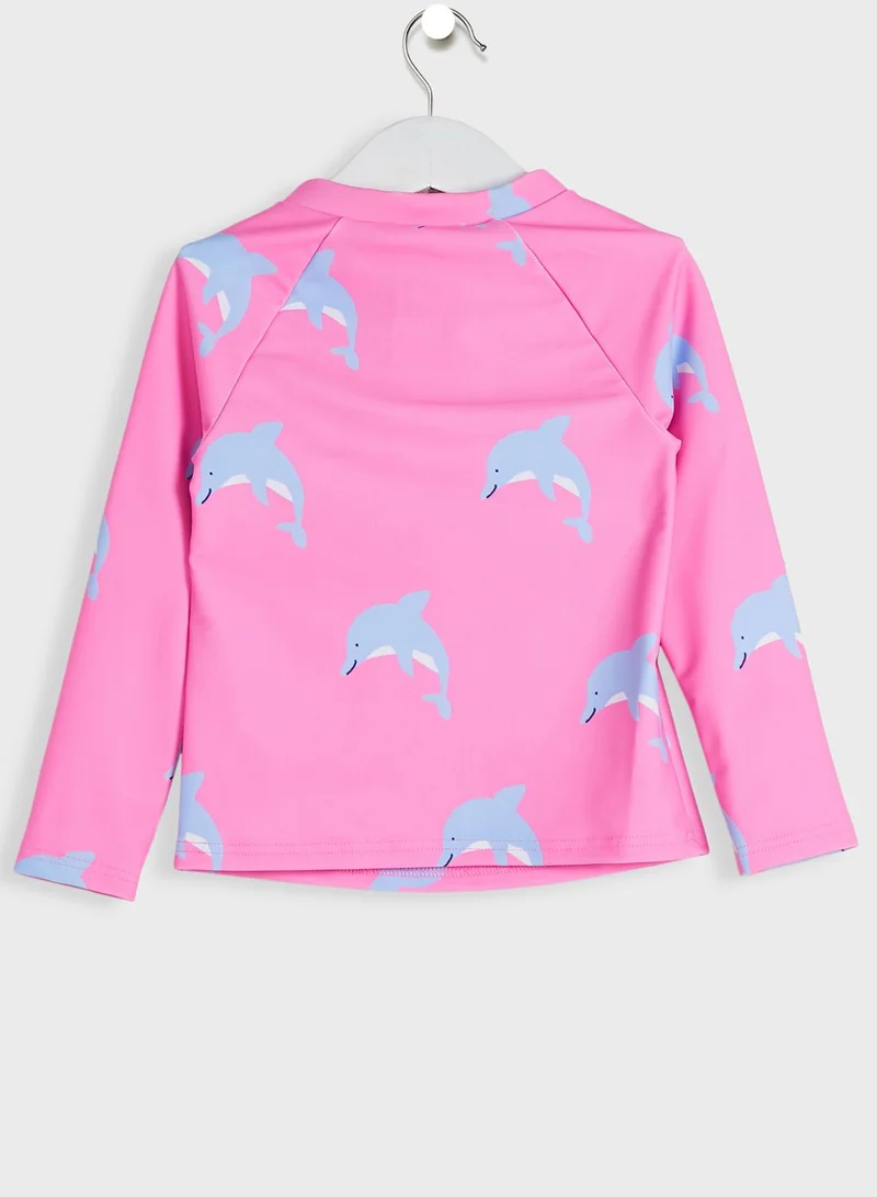Marks & Spencer Kids 2 Piece Dolphin Swim Set