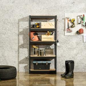 VISHVA 72 X 36 X 125 Shelf Multi Layer Industrial Heavy Duty Racks for Material and Tools Handling Multipurpose Racks Black 72H x 36W x 12D 5 Shelves - Image 5