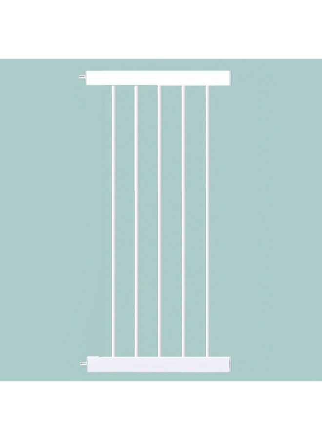 No Drilling Baby Gate, Pressure Mounted Metal Guard Rail Barrier for Stairs, Doorway and Kitchen Entrance, Auto Close Safety Gate for Toddler Kids and Pet Dogs (Only 30cm Extension)