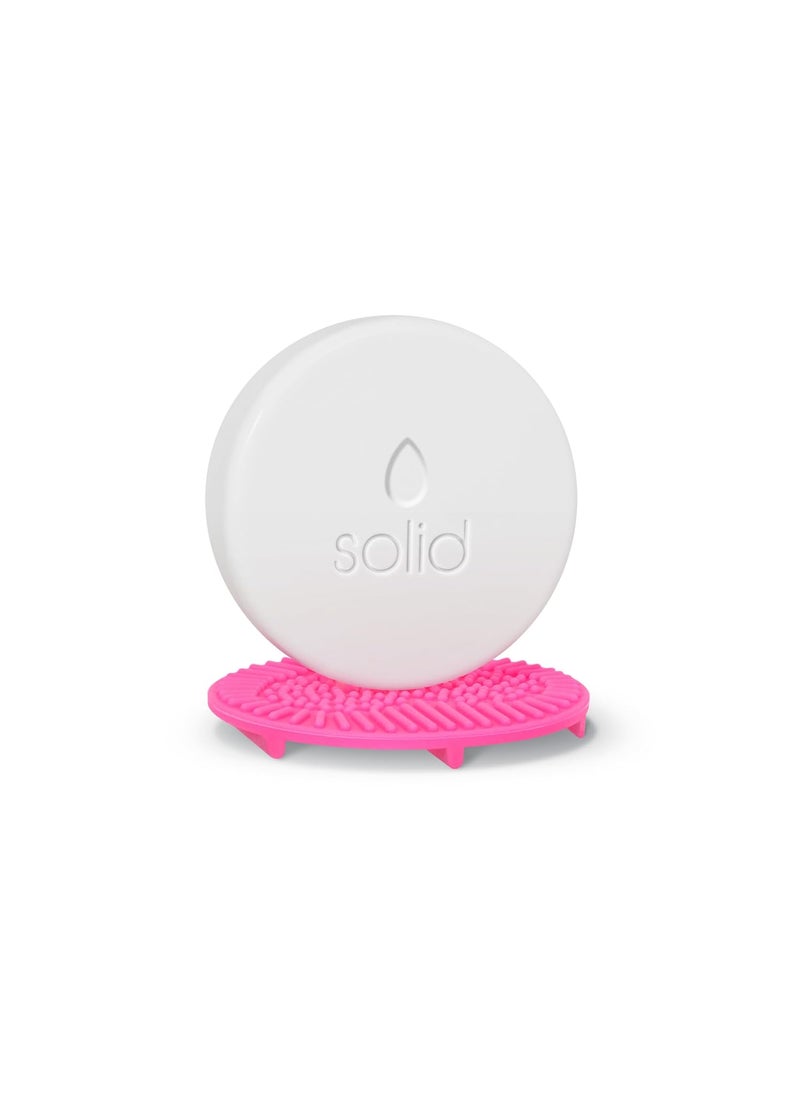 beautyblender Beautyblender® | Blendercleanser® Solid Lavender Makeup Sponge & Brush Cleanser + Silicone Scrub Mat, Cleansing Tool & Scented Makeup Sponge Cleaner, Vegan, Cruelty Free, Made in the USA, 1 oz 
