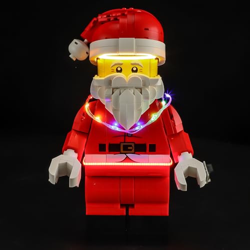 BRIKSMAX 20 Light Kit Compatible with Lego UpScaled Santa 40820 Building Sets LED Lighting Kits Accessories Only CableHiding Tech for Display Gifts Collectors - Image 1