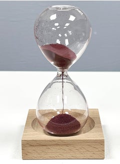 Hourglass, Magnetic Hour Glass Sand Timer with Wooden Base Home Decor Desktop Accessories (Red) - pzsku/ZE2491F165113E0F45C5AZ/45/_/1725894768/5101ed67-dcdc-4722-ac17-836356e99fdf