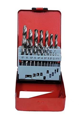 Jon Bhandari Tools 19pc HSS Drill Bit Set | Premium Jobber Straight Shank Bits for Metal, Wood, Plastic | Heavy Duty High Speed Steel Twist Drill Bits | DIN 338 Standard | Power Tool Accessory Kit - Image 4