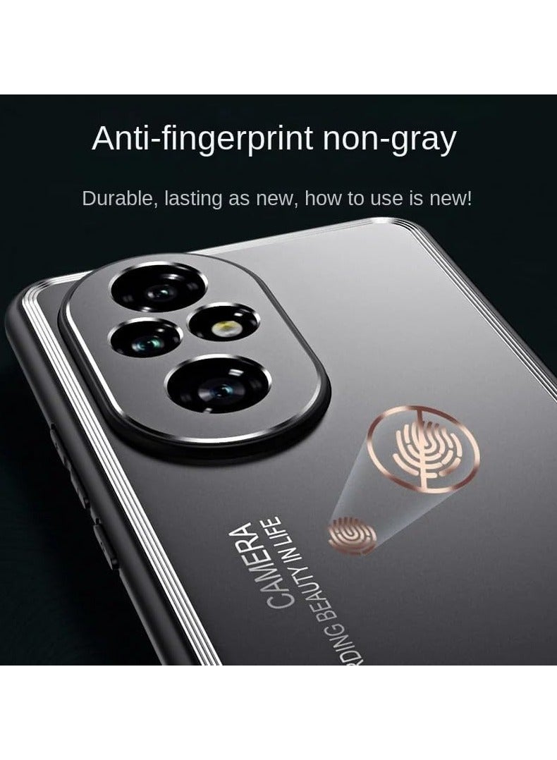 general Case Compatible with Honor 200 Pro, Aluminum Alloy Sandblasted Back Plate Case Metal Camera Protection Shockproof Protective Cover for Honor 200 Pro - Image 4