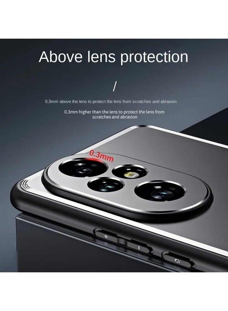 general Case Compatible with Honor 200 Pro, Aluminum Alloy Sandblasted Back Plate Case Metal Camera Protection Shockproof Protective Cover for Honor 200 Pro - Image 3