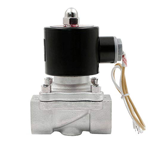 U.S. Solid Stainless Steel Electric Solenoid Valve 110VAC Normally Closed Air Water (3/4) - Image 4