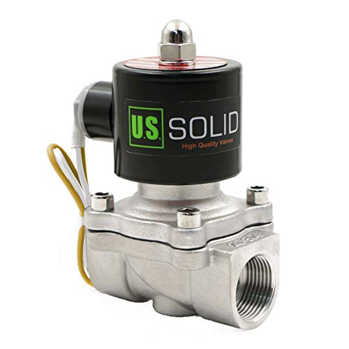 U.S. Solid Stainless Steel Electric Solenoid Valve 110VAC Normally Closed Air Water (3/4) - Image 3