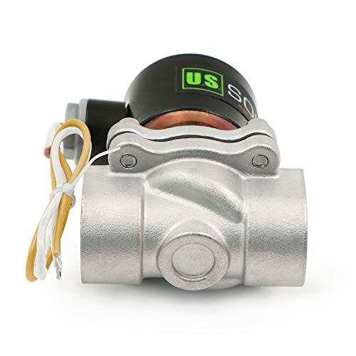 U.S. Solid Stainless Steel Electric Solenoid Valve 110VAC Normally Closed Air Water (3/4) - Image 5