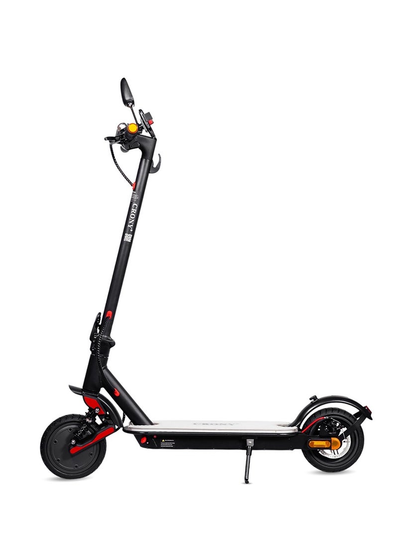 كروني سكوتر Xm M365 عالي التكوين - قاعدة LED بـ 7 ألوان، اتصال بالتطبيق، إطارات مقاومة للصدمات مقاس 8 بوصات - محرك 250 واط (45 كم/ساعة)، بطارية 36 فولت/7.2 أمبير (مدى 10-25 كم) - تعليق أمامي، فرامل قرصية، حمولة 120 كجم - إطار من سبائك الألومنيوم، تصميم قابل للطي، مصباح أمامي LED، مكبر صوت بلوتوث وحامل للهاتف المحمول - ضمان المحرك لمدة عام واحد - Image 1