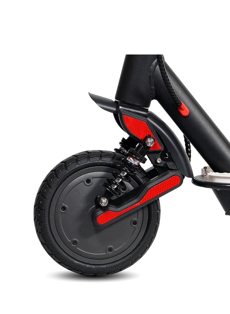 كروني سكوتر Xm M365 عالي التكوين - قاعدة LED بـ 7 ألوان، اتصال بالتطبيق، إطارات مقاومة للصدمات مقاس 8 بوصات - محرك 250 واط (45 كم/ساعة)، بطارية 36 فولت/7.2 أمبير (مدى 10-25 كم) - تعليق أمامي، فرامل قرصية، حمولة 120 كجم - إطار من سبائك الألومنيوم، تصميم قابل للطي، مصباح أمامي LED، مكبر صوت بلوتوث وحامل للهاتف المحمول - ضمان المحرك لمدة عام واحد - Image 2