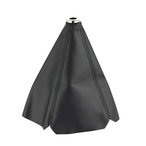 Tuxihapp Car Shift Knob Dust Cover Universal Leather Gear Shifter Boot Sleeve Replacement for Manual Automatic Cars Waterproof Dustproof Gear Shift Cover Car Interior Accessory for SUV Truck Black - Image 1