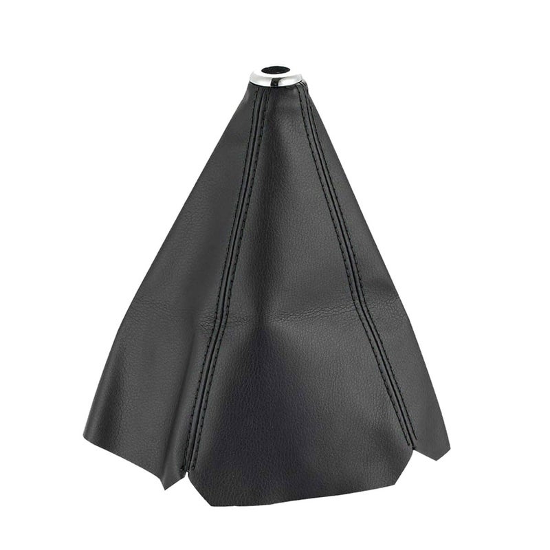 Tuxihapp Car Shift Knob Dust Cover Universal Leather Gear Shifter Boot Sleeve Replacement for Manual Automatic Cars Waterproof Dustproof Gear Shift Cover Car Interior Accessory for SUV Truck Black - Image 3